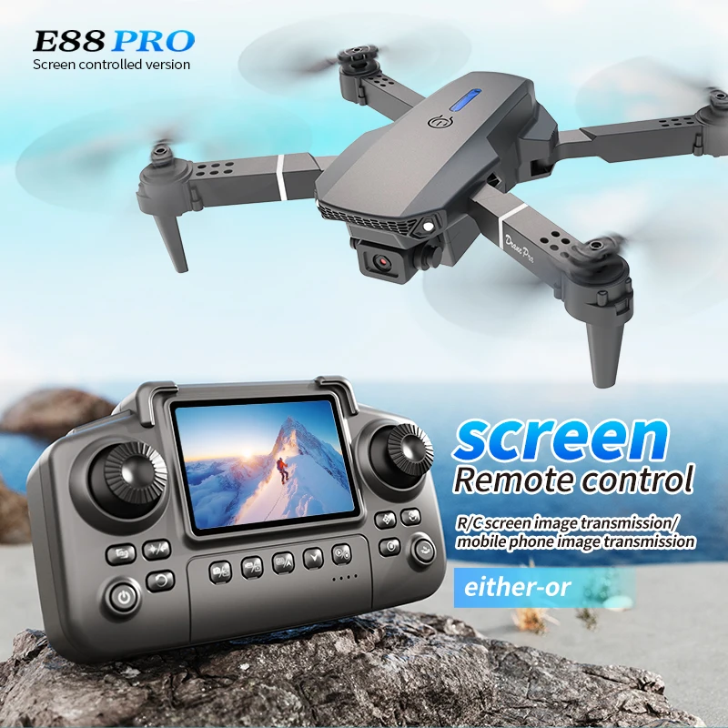 Профессиональный дрон E88 PRO  – обзор и цена Drone Camera Professional